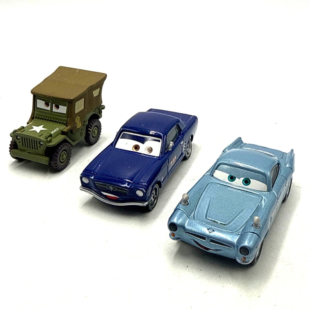 Disney Pixar Cars Diecast Lot Sarge Finn McMissile Doc Hudson 1:55 Scale